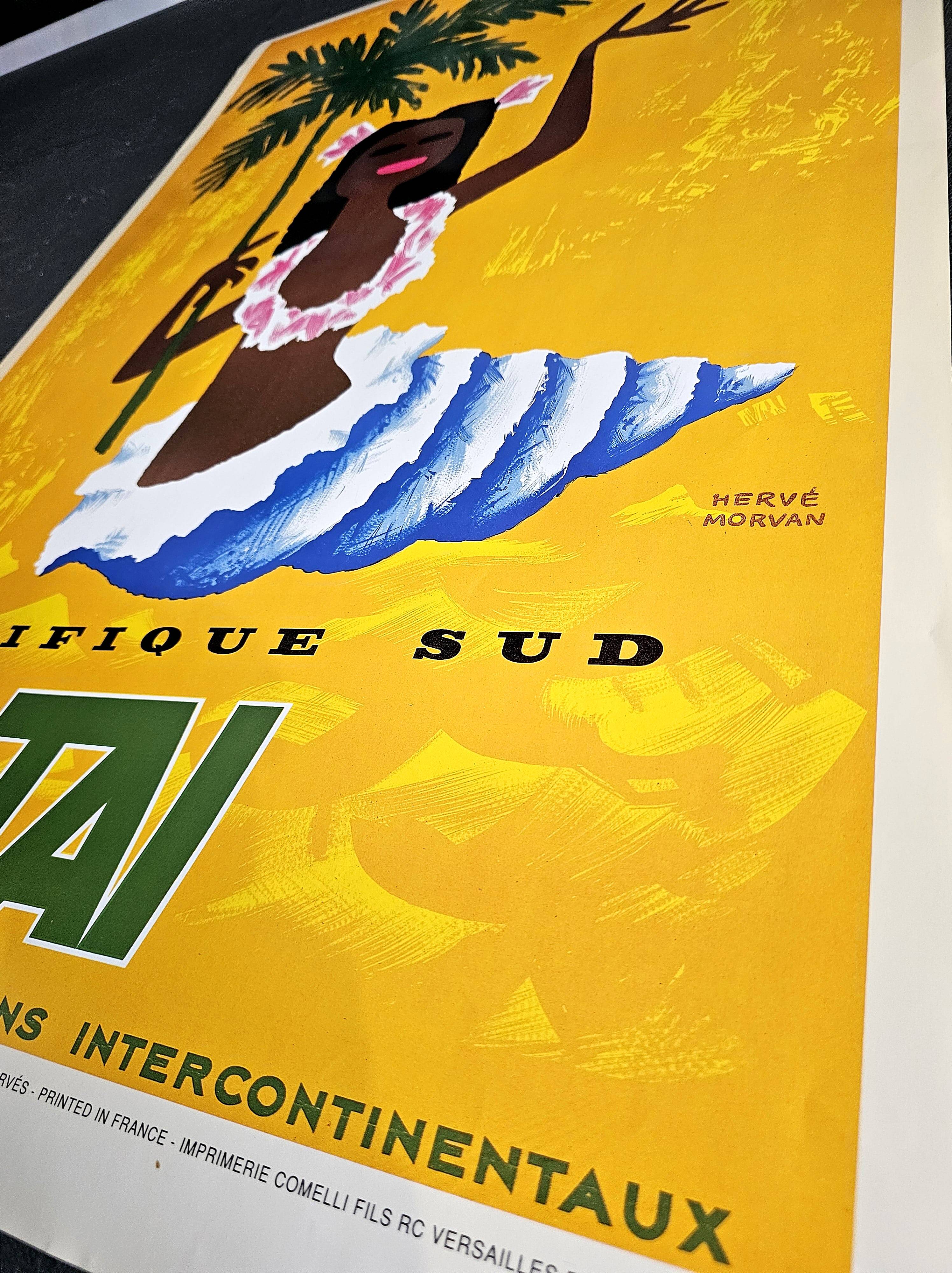 Hervé Morvan poster - Tai - South Pacific