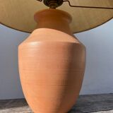 Terracotta ceramic lamp