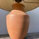 Terracotta ceramic lamp