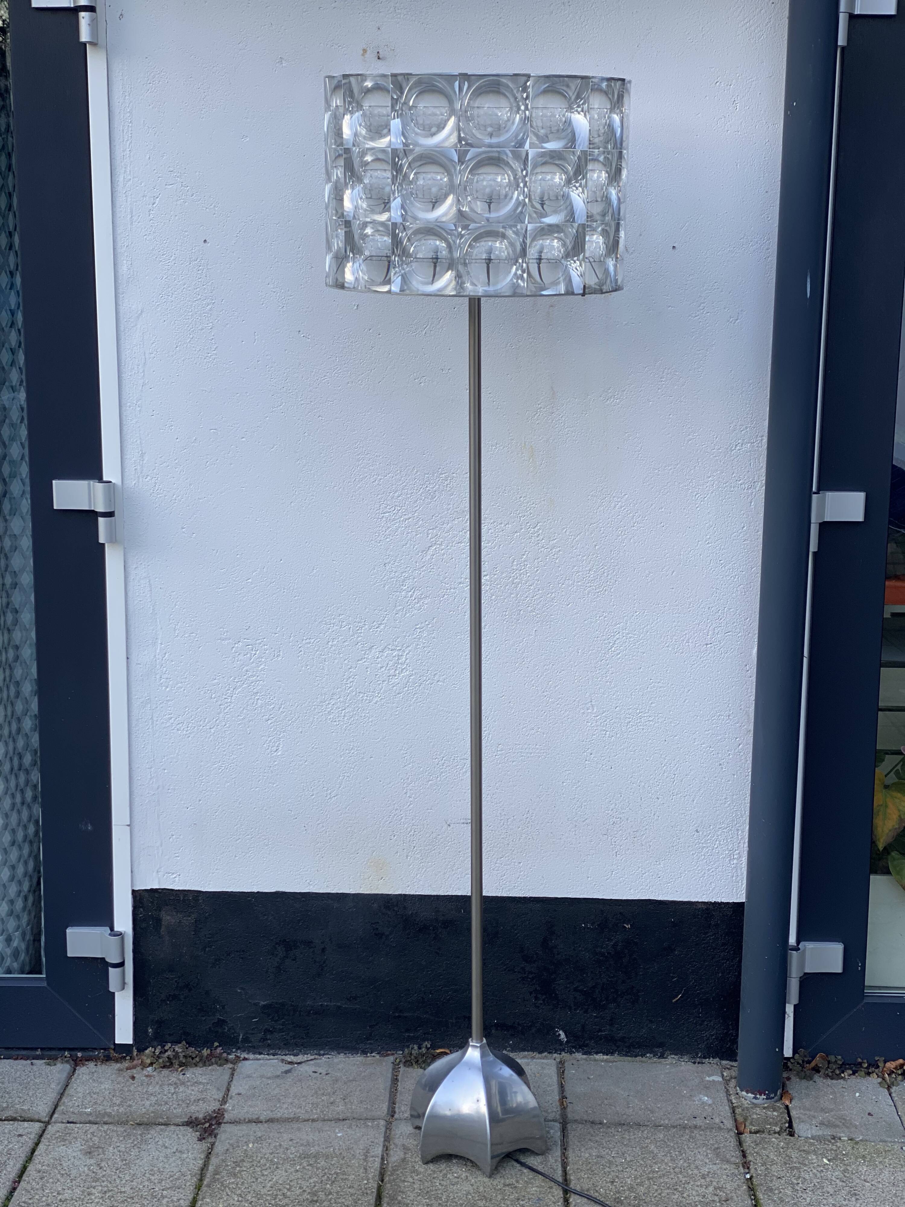 Jan de Bouvrie Madonna Lamp Base with a Lighthouse Reflective Lamp Shade