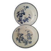 Duo d'assiettes Gien modèle Groseilles