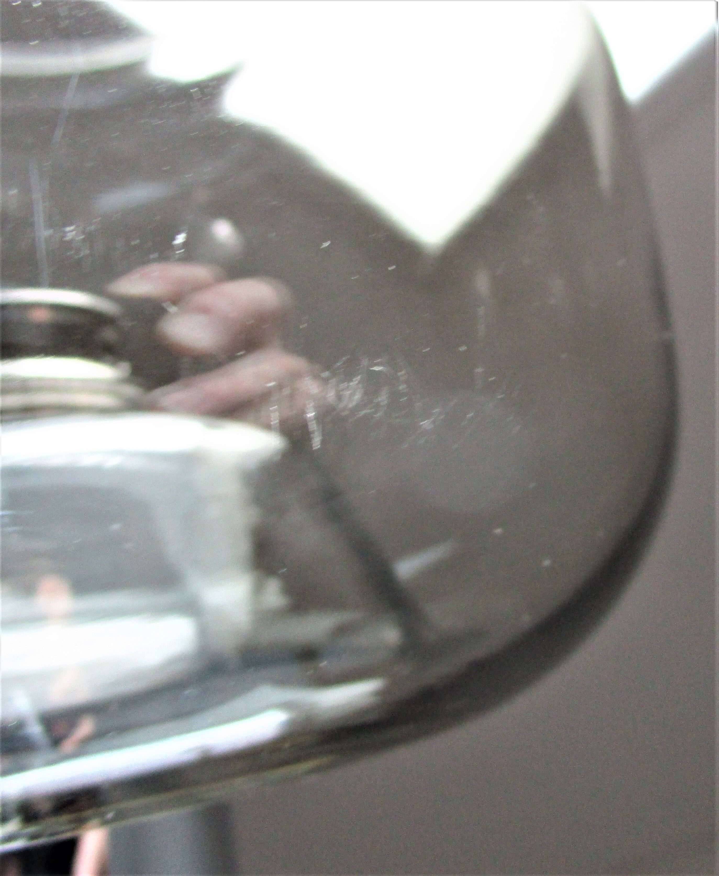 Sconce chrome and smoked glass vintage design 70s