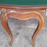 console table st Louis XV mahogany and walnut carved