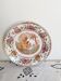 Plat de service ou assiette creuse en faïence de Longwy ," Cyprus"