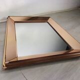 Pink art deco mirror