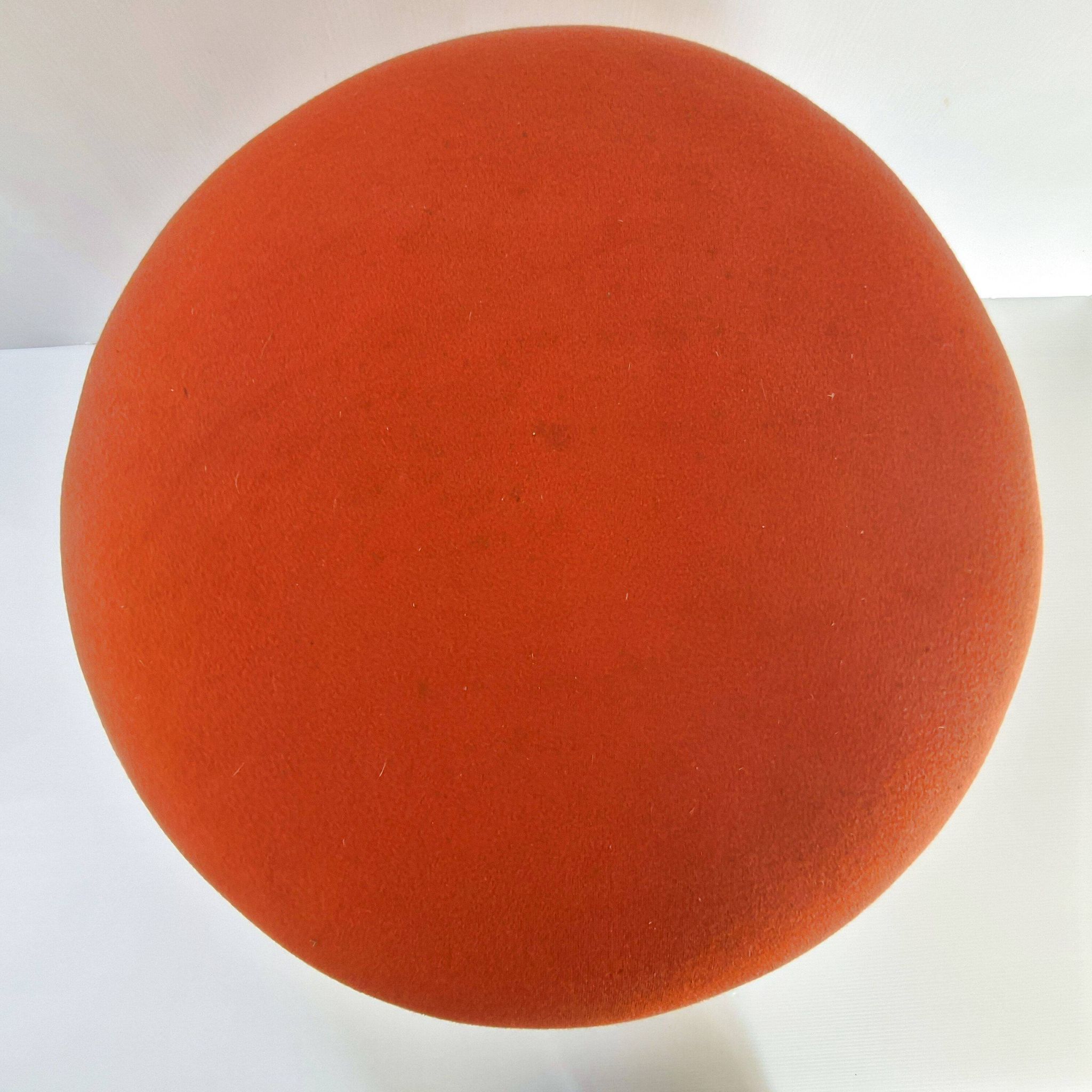 Pouf Ottoman Mushroom Stool Vintage 1960 Wool Jersey DLG Pierre Paulin