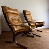 Duo "Siesta" lounge chairs by Ingmar Relling for Westnofa, 1960