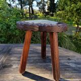 Old brutalist farm stool, Spain