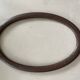 Oval old wooden frame