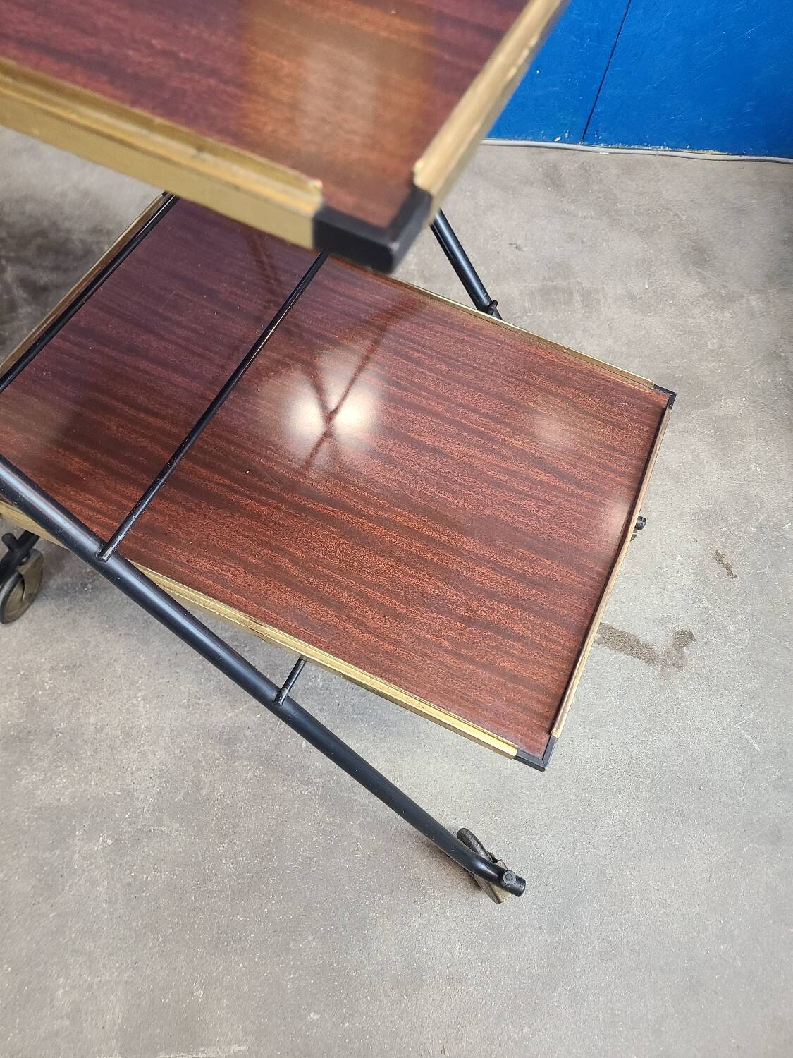 Vintage serving trolley