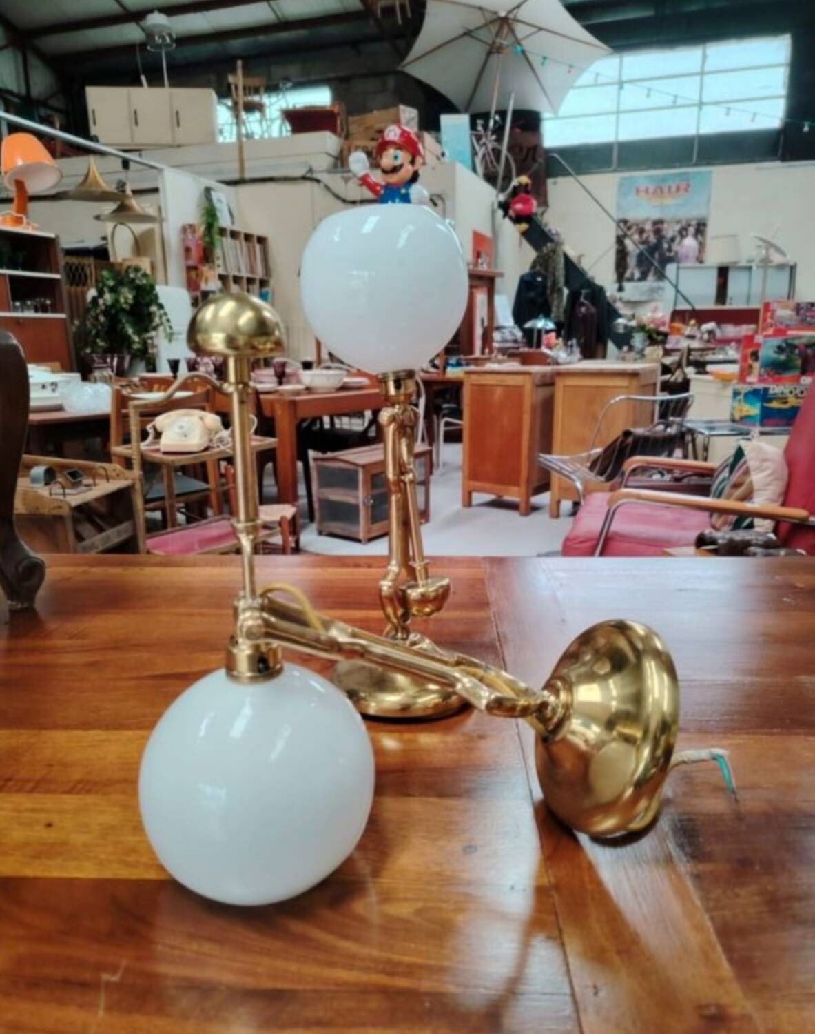 Pair of Harcourt wall lights