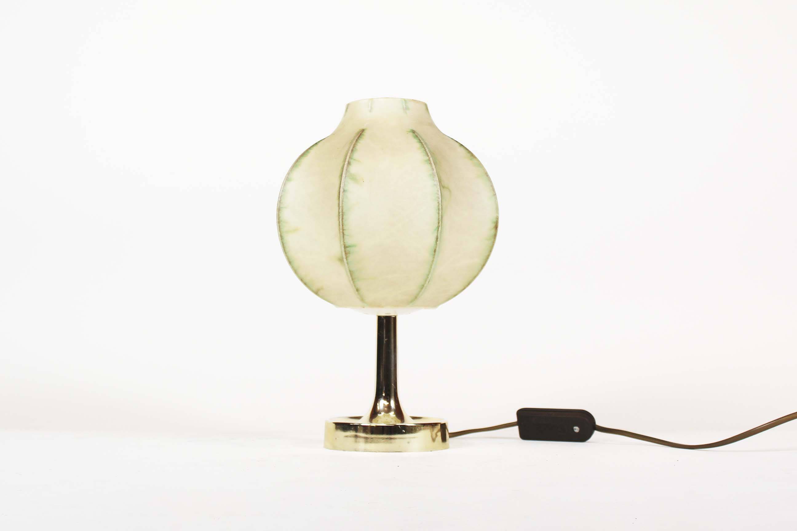 Cocoon Table Lamp – German ‘Cocoon’ Table or Desk Lamp by Goldkant Leuchten
