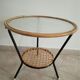 Table basse en rotin