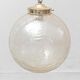 Vintage sphere chandelier in transparent glass and metal – 1960s