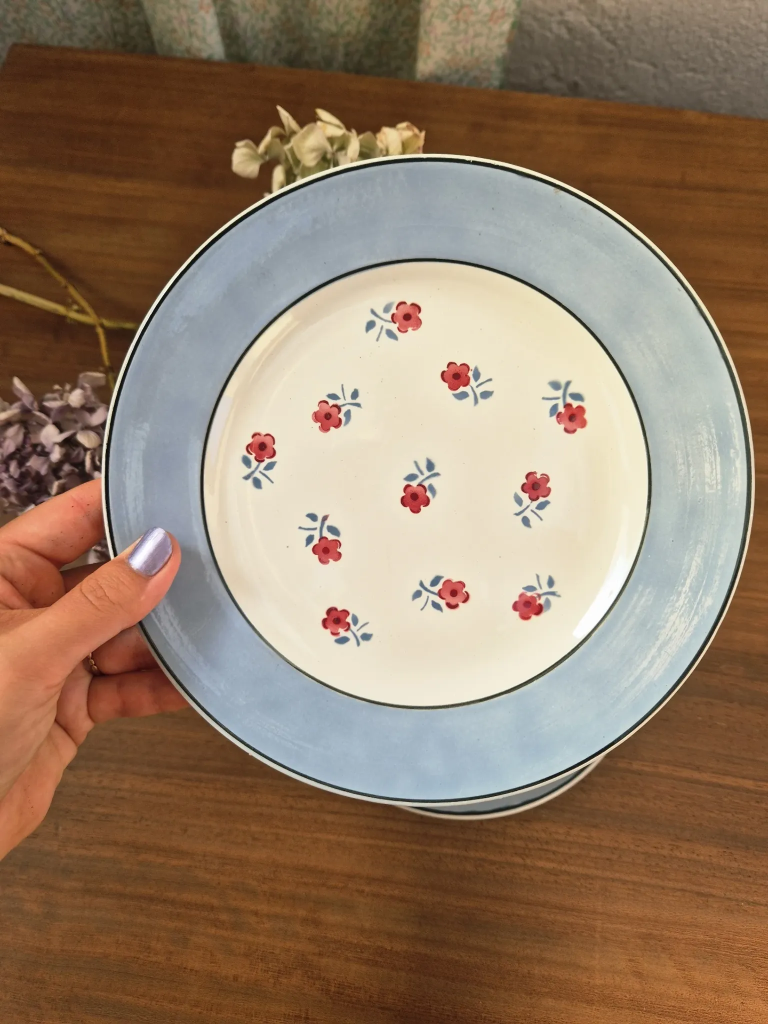 Vintage Digoin plates