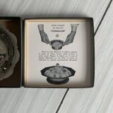 Vintage Coquillor butter dish in shiny metal