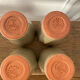 4 stoneware cups