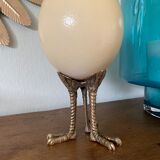 Ostrich egg on its support