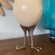 Ostrich egg on its support
