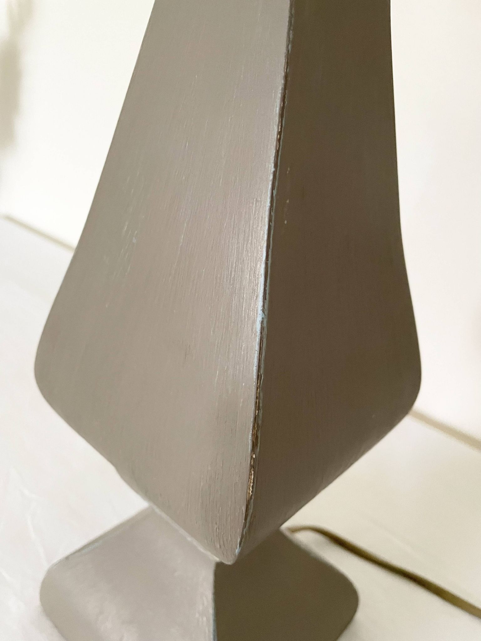Lampe bois tourné