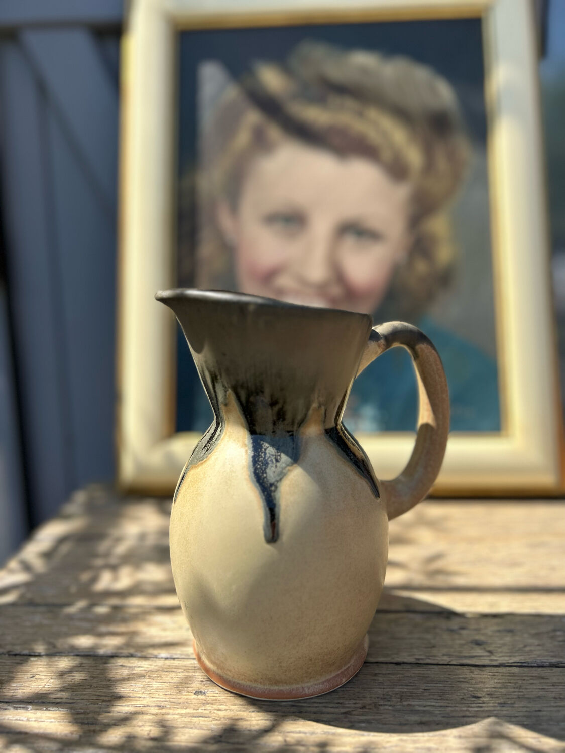 Vintage ceramic pitcher