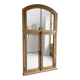 Eighteenth-century oak window mirror.