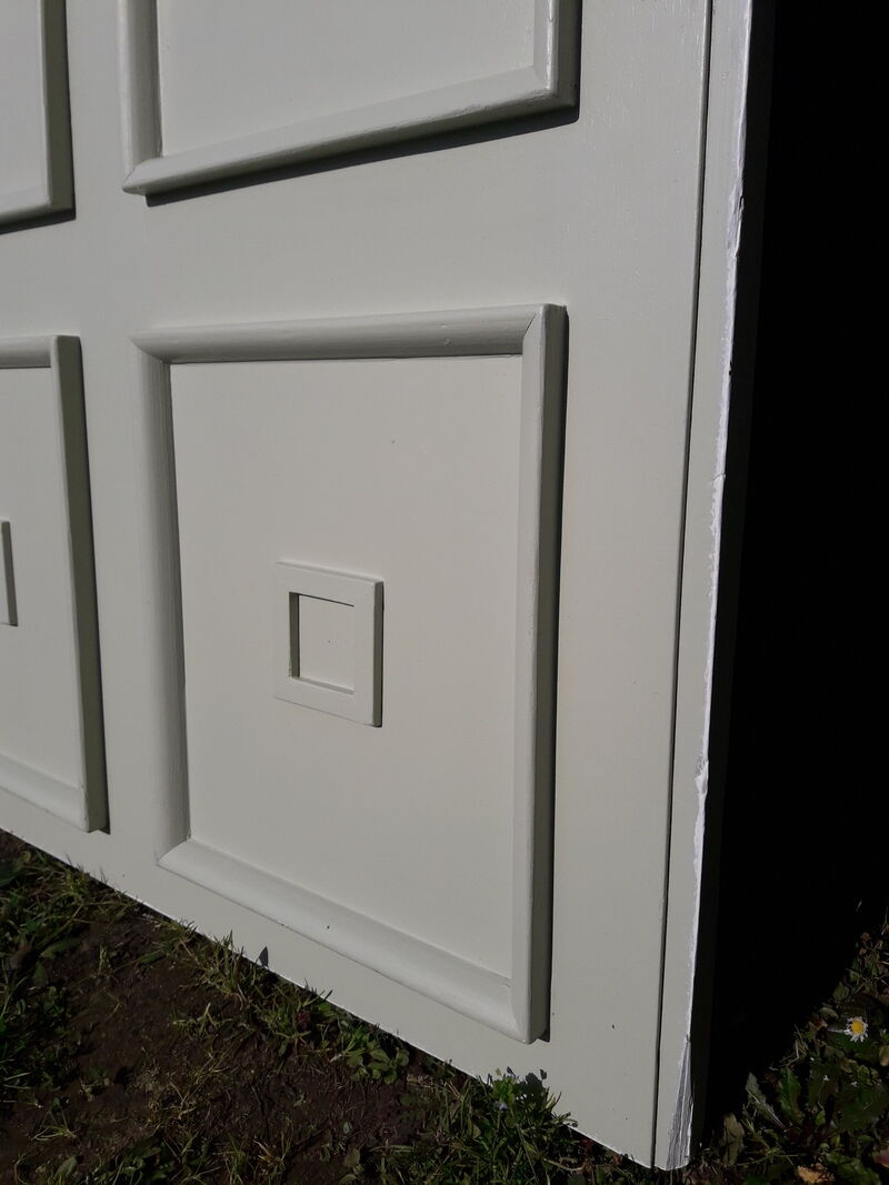 Door 207x99,5cm communication back panel molded