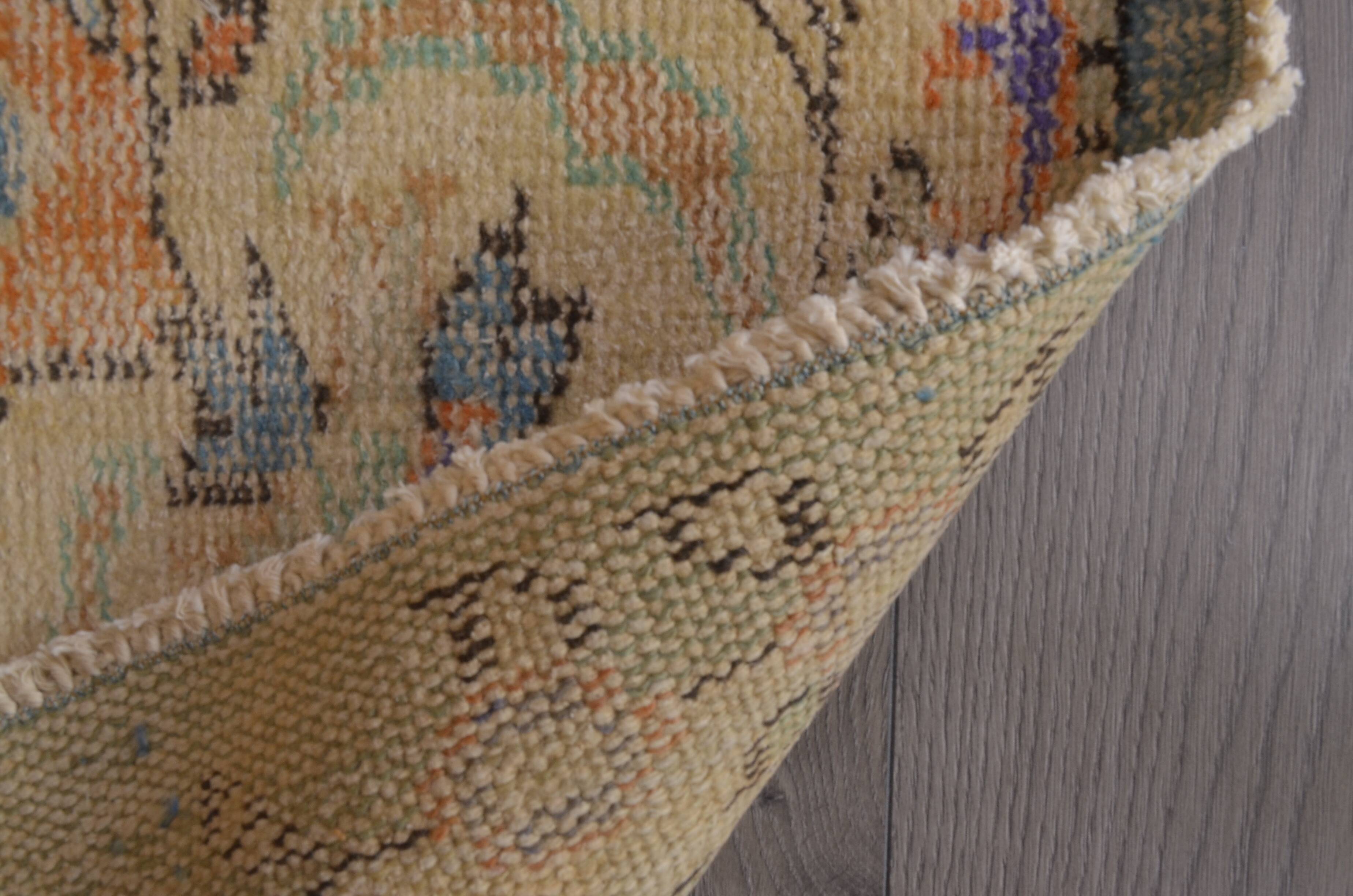 Vintage Oushak Turkish Wool Rug sku2311