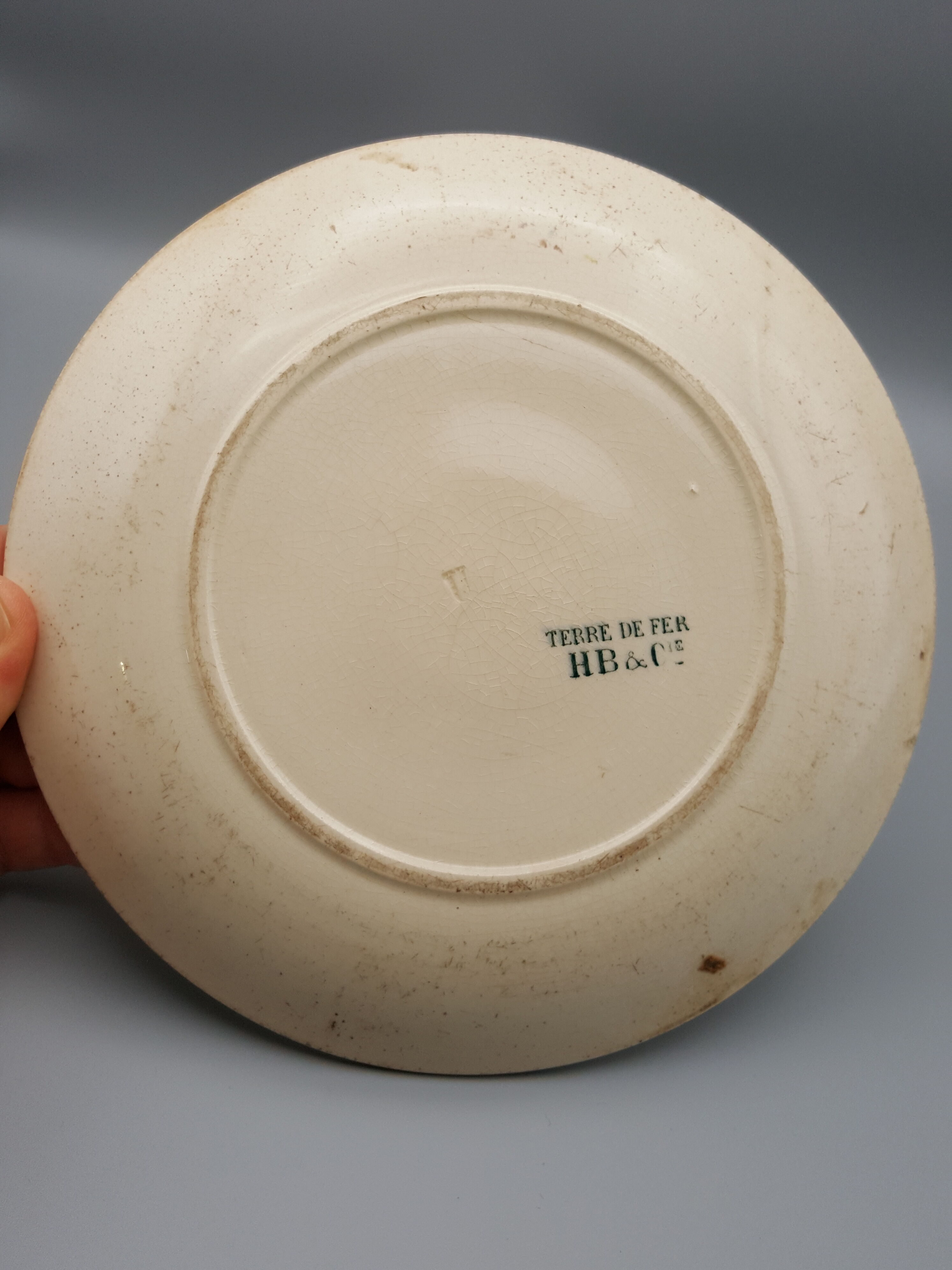 Lot of 4 plates talking children's songs Land of Iron HB and Co.