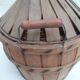 Old lady jeanne 10 liters in wood and straw