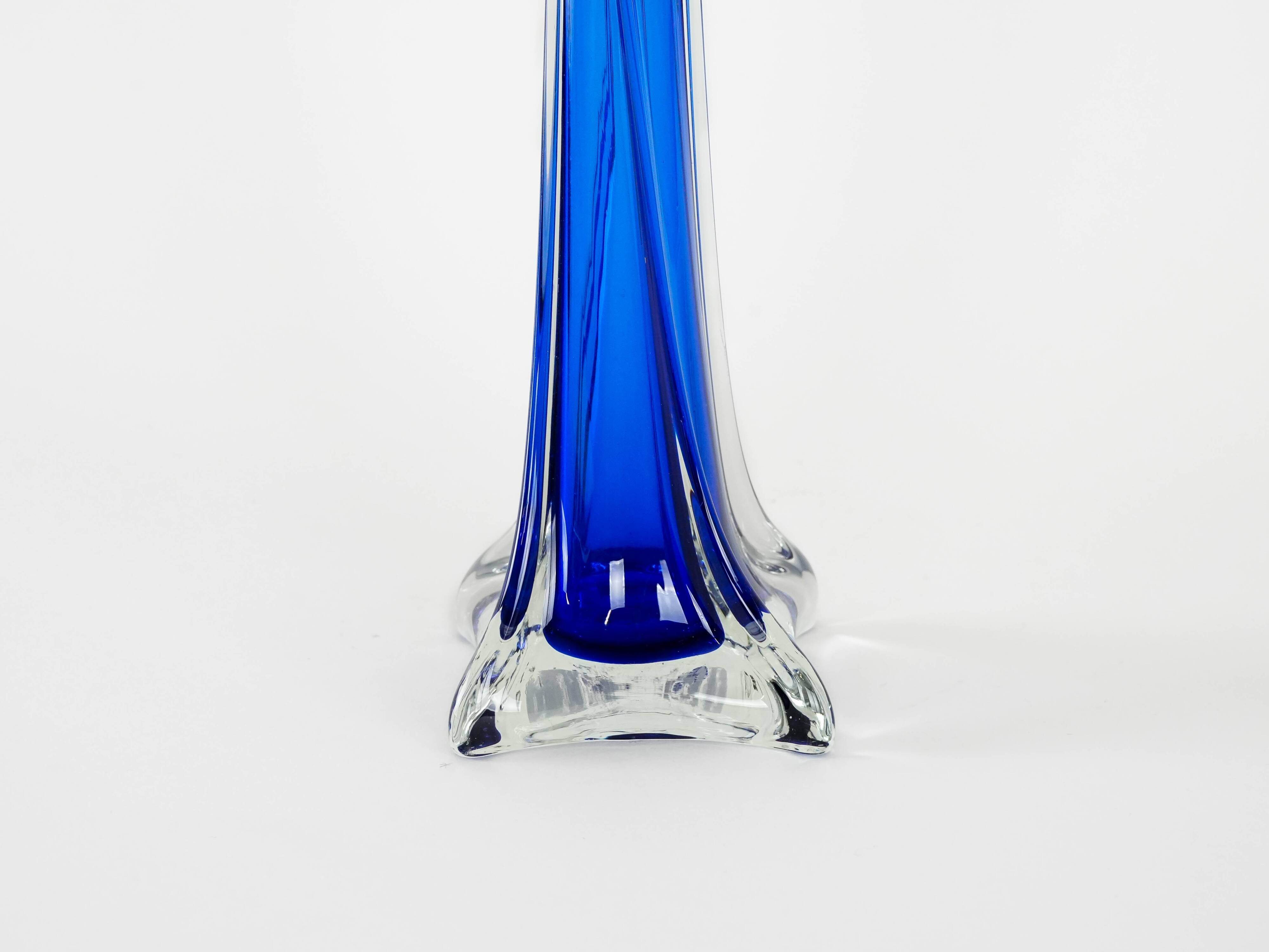 Cobalt vase, Danish design, 1970s, manufactured in Denmark