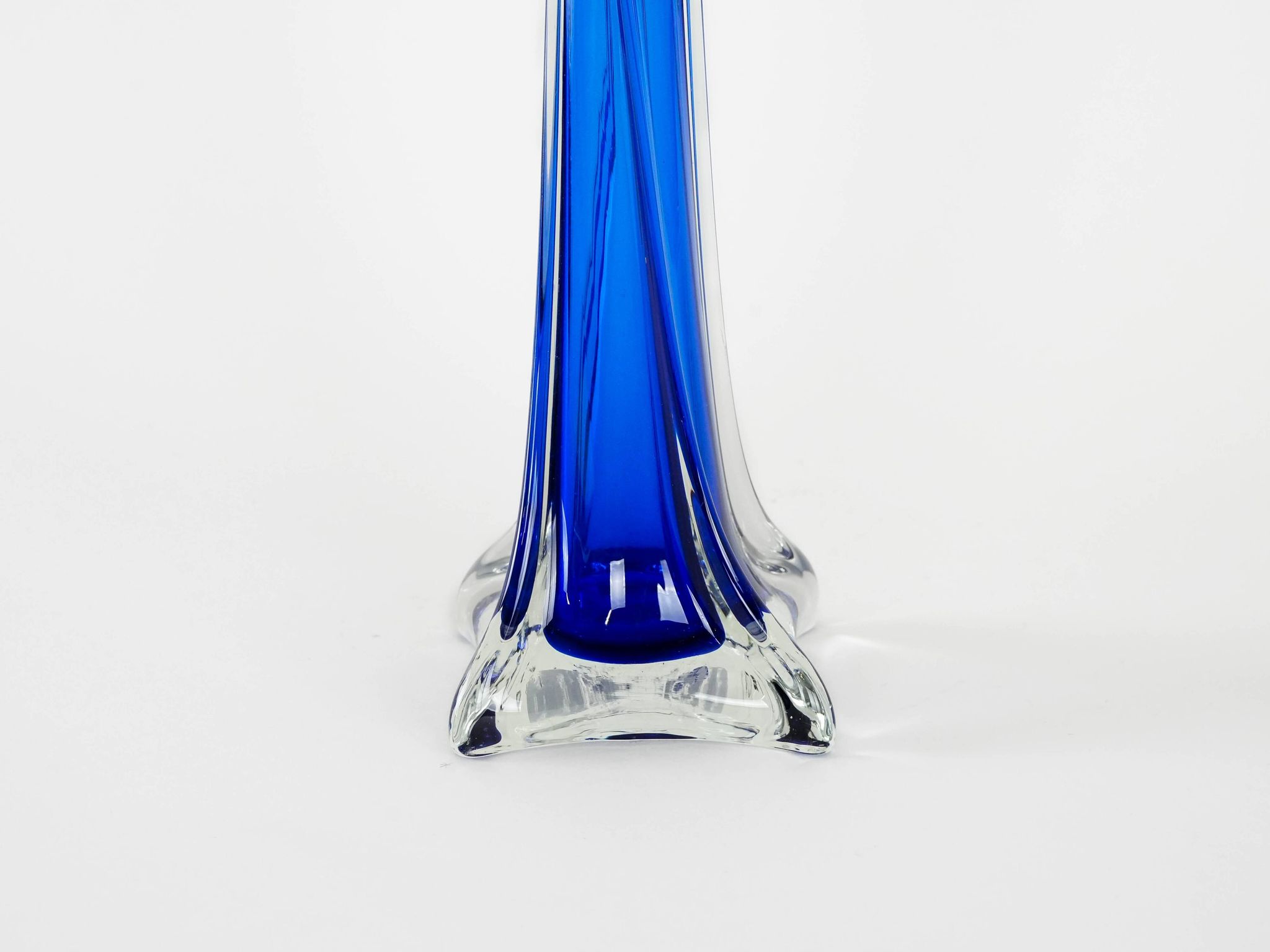 Vase Cobalt, design danois, années 1970, fabriqué au Danemark