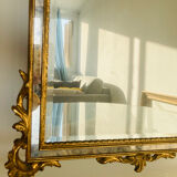 Large golden mirror parecloses