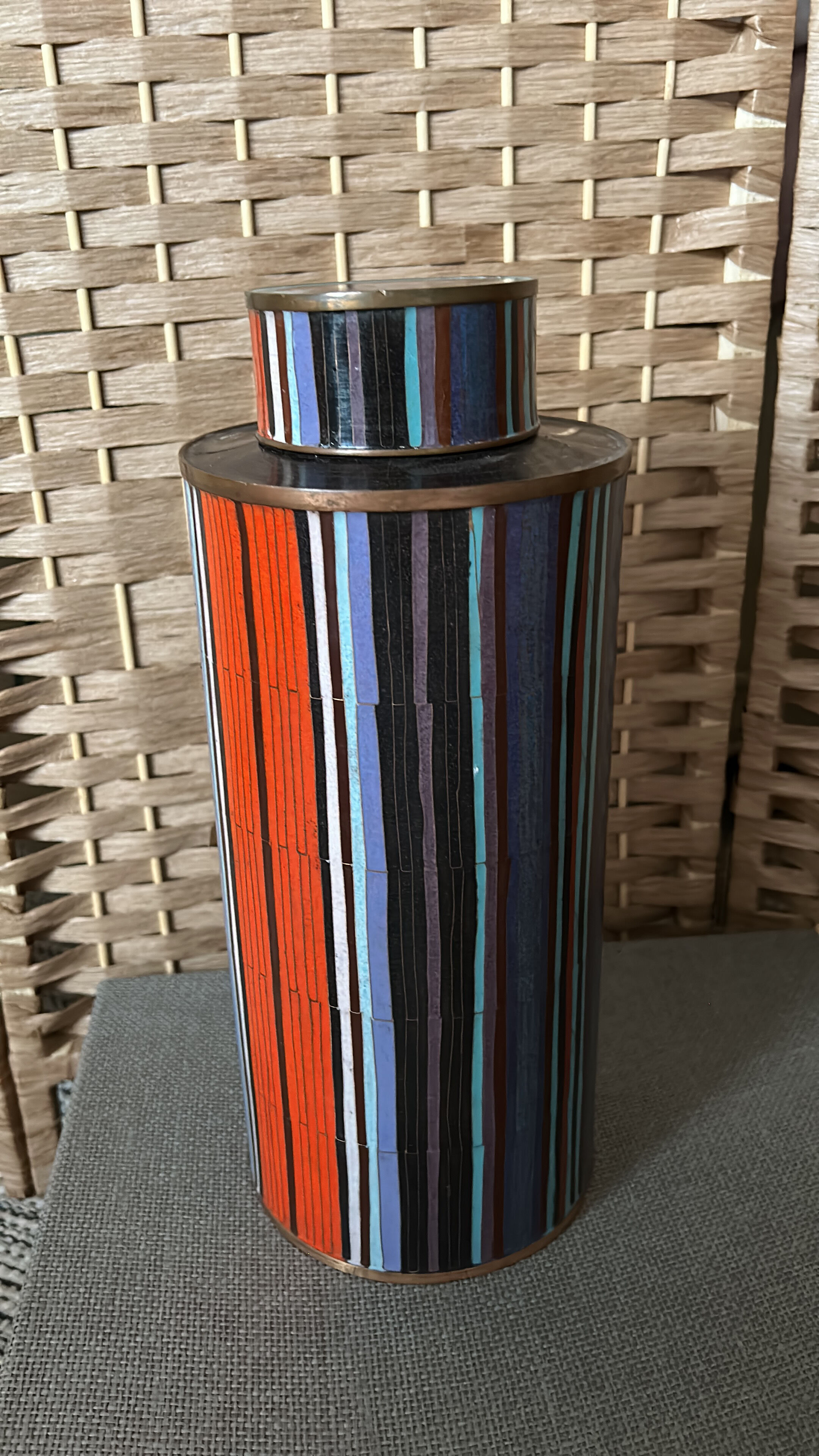 Fabienne Jouvin Paris Cloisonné Vase