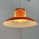 Mid-Century Modern German Space Age Orange Pendant Lamp, 1960s