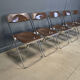 Vintage folding chairs Plia Giancarlo Piretti for Castelli, 1970s, set