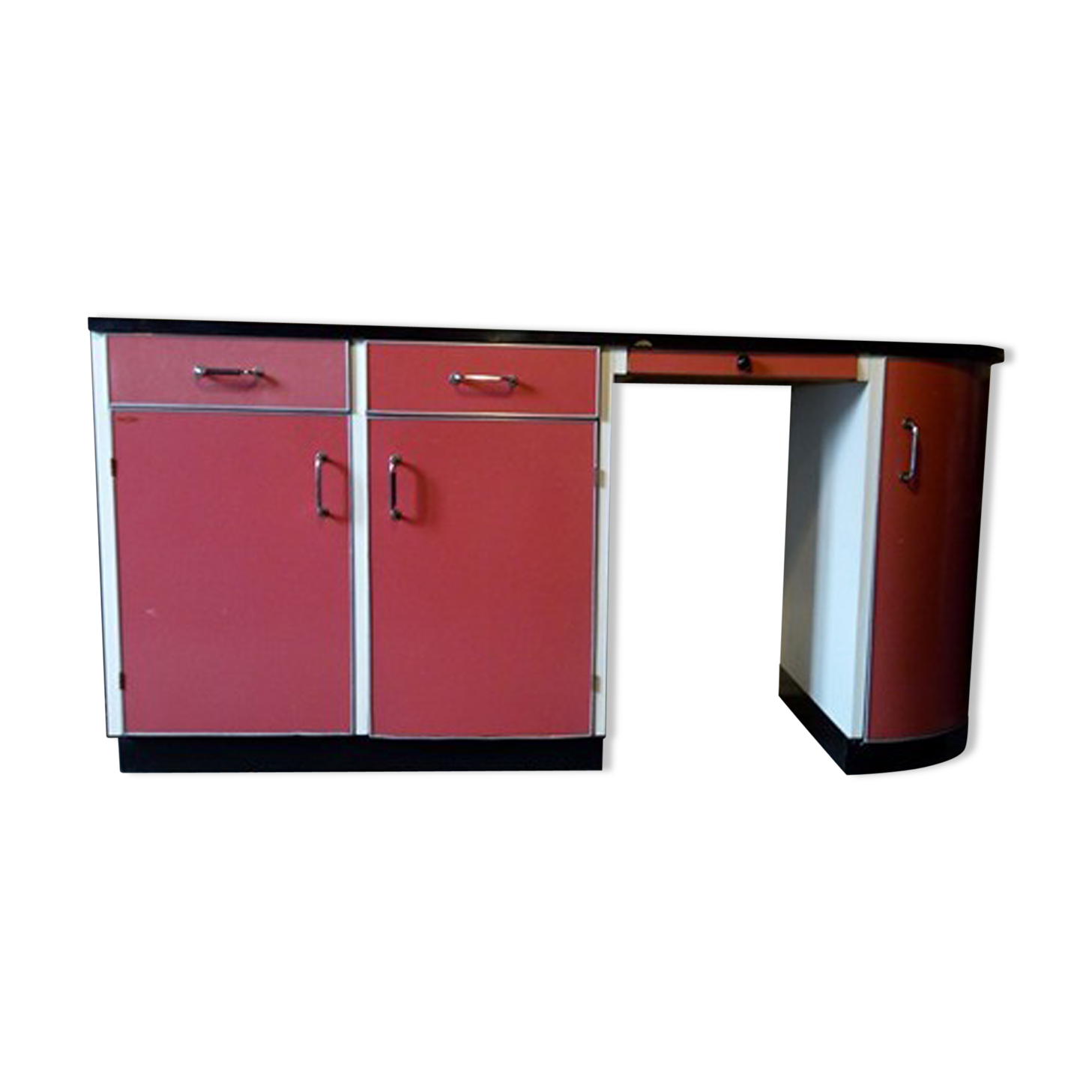 Meuble de cuisine en formica années 60