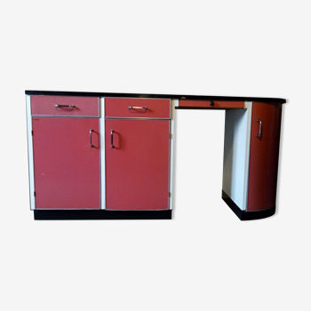 Meuble de cuisine en formica années 60