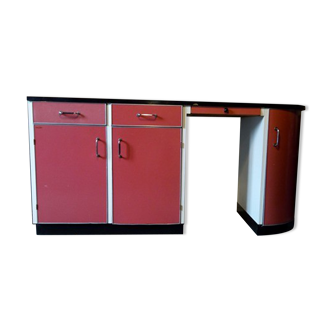 Meuble de cuisine en formica années 60