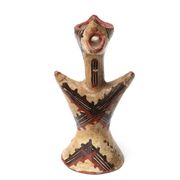 Berber Kabyle pottery with terracotta handle, 70s