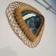 46x65cm rattan mirror