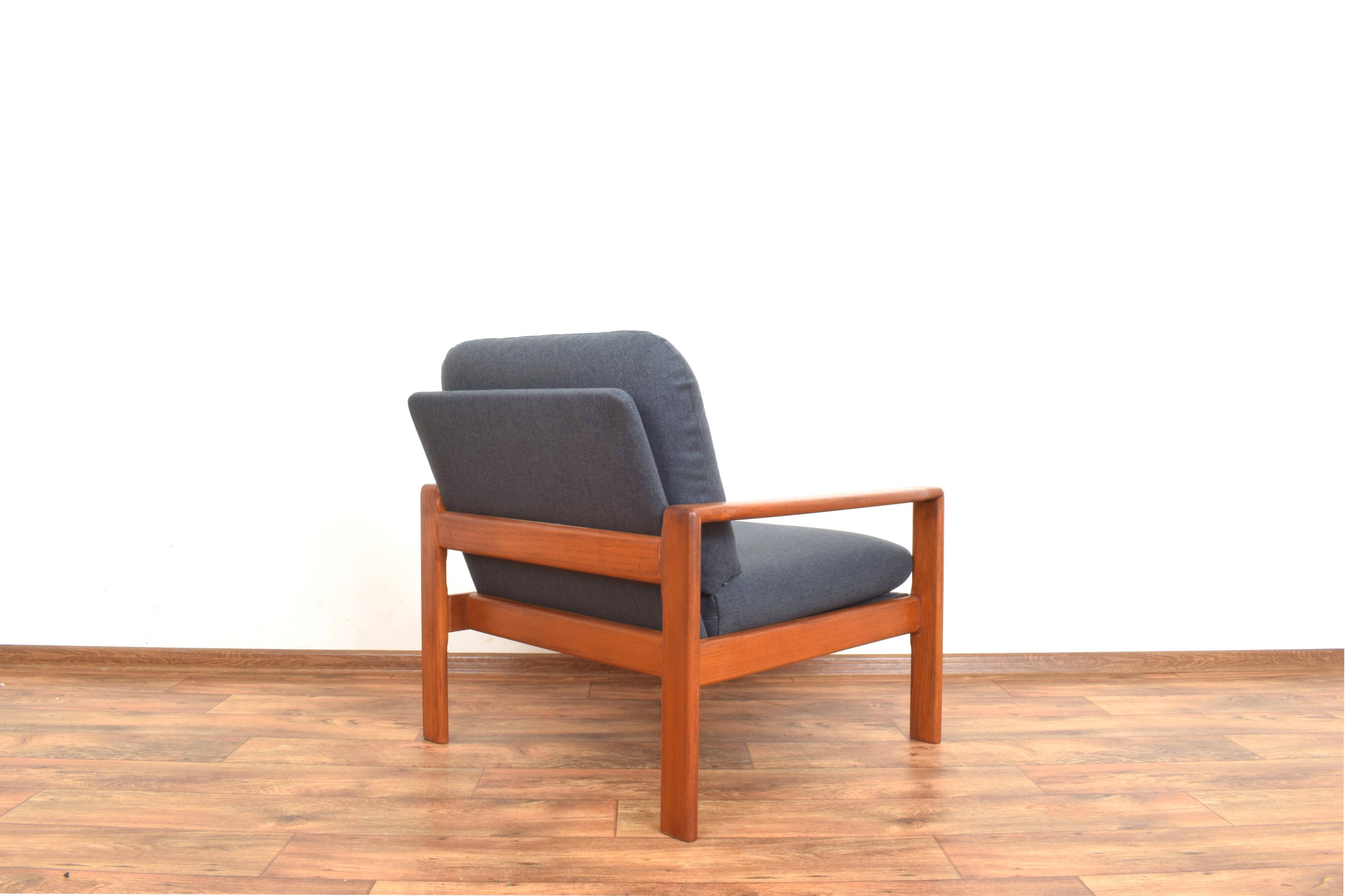 Mid-Century Danish Teak Armchairs, 1970s, Set of 2