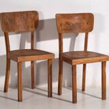 Vintage Thonet Chair Set (c.1950). Set of 4 pieces #6