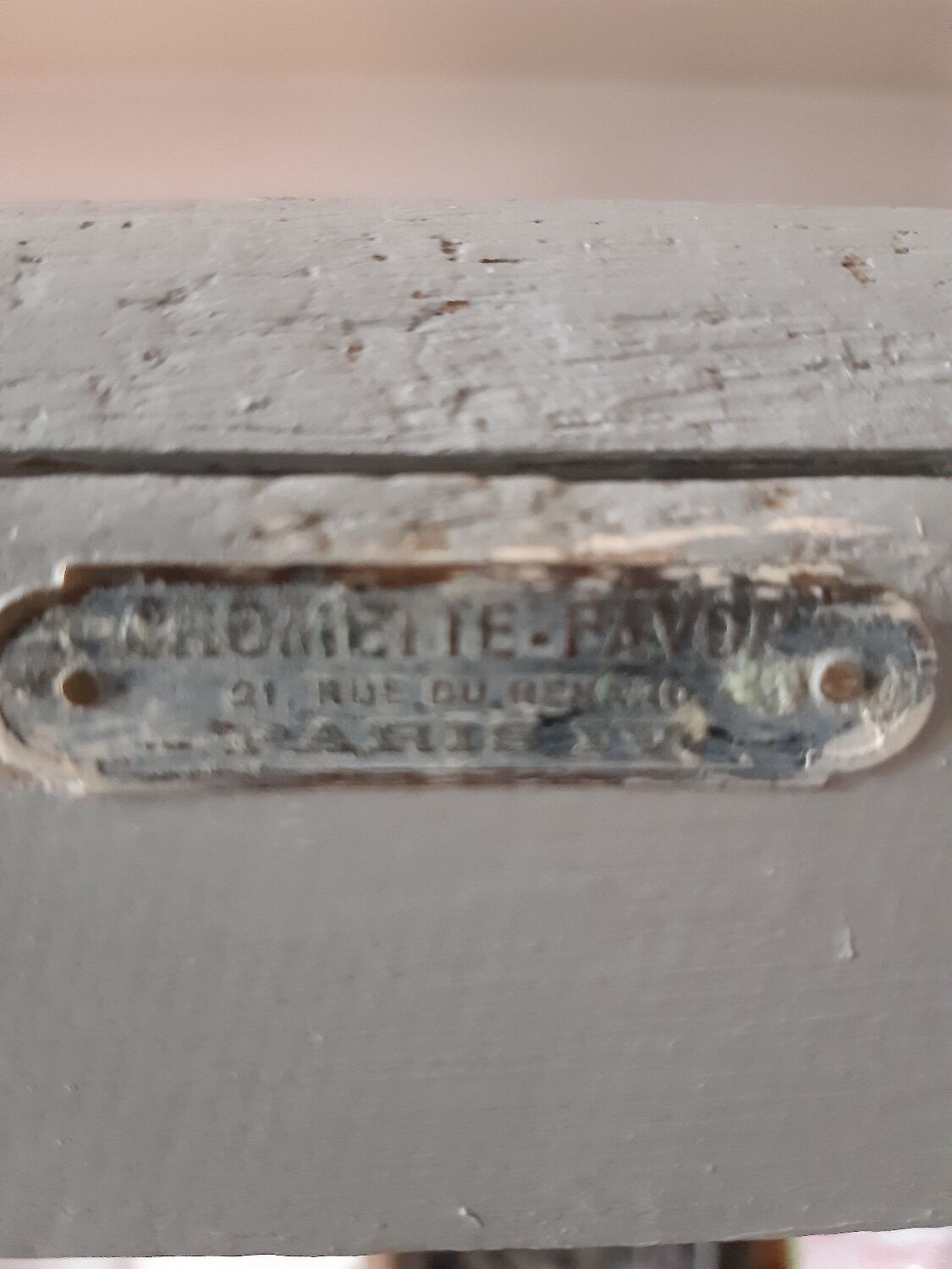 Stepladder of ancient painter