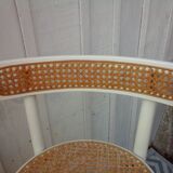 3 high bar cane chairs