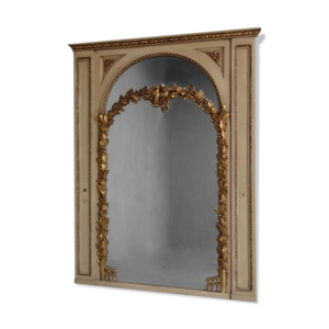 Miroir bois sculpté