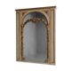 mirror carved wood painted gold st Louis XVI 116x153cm