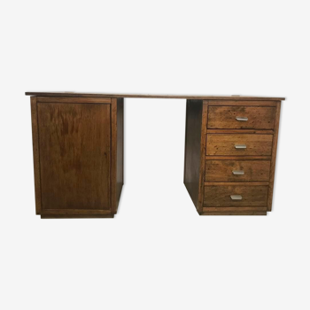 Bureau vintage table à écrire Vieux bureau en bois 158 x 60 x 80 h