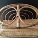 Shelf arch vintage rattan light honey 3 levels
