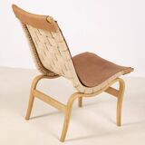 1 fauteuil lounge « Eva » de Bruno Mathsson, Suède des années 1960